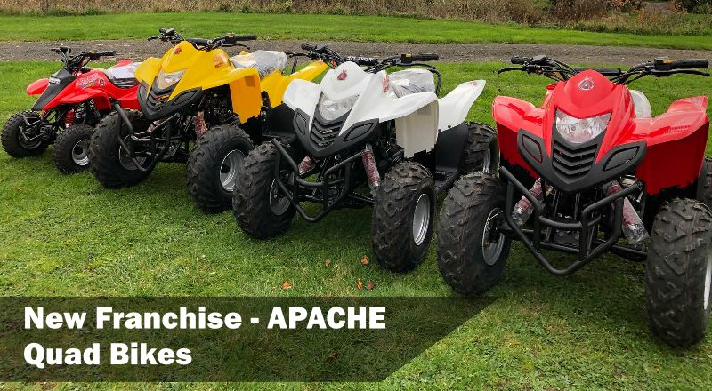 PGF Agri now supply Apache Quad Bikes